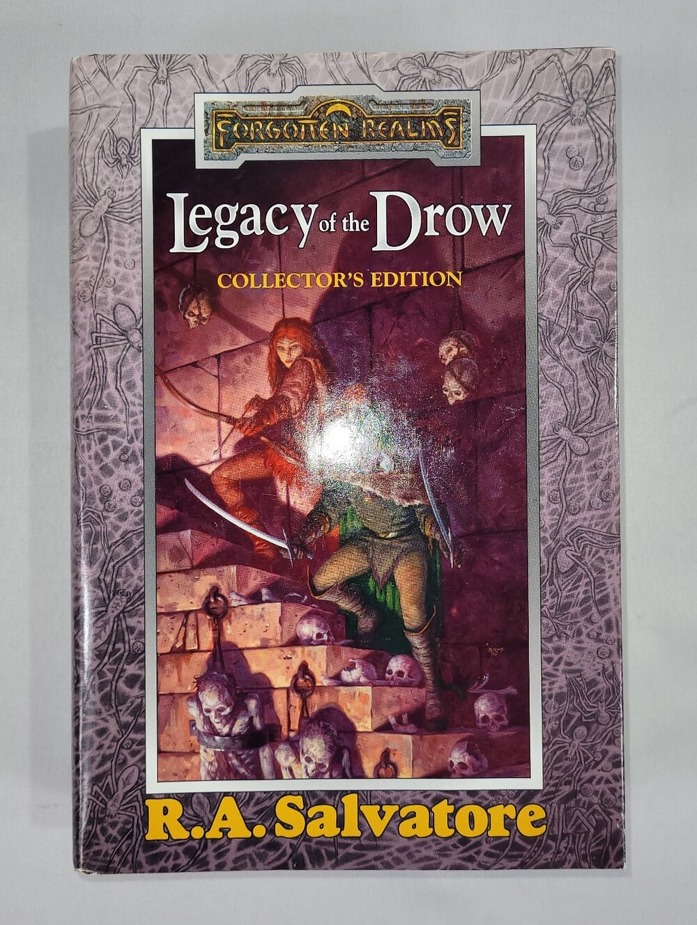 RA Salvatore Forgotten Realms Legacy of Drow Collectors Edition Hardcover Book
